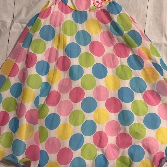 Jessica Ann Dress size 6X polka dots perfect for Easter or Spring - Picture 2 of 14
